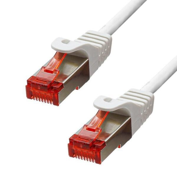 CAT6 F/UTP CU LSZH Ethernet  Cable White 7m