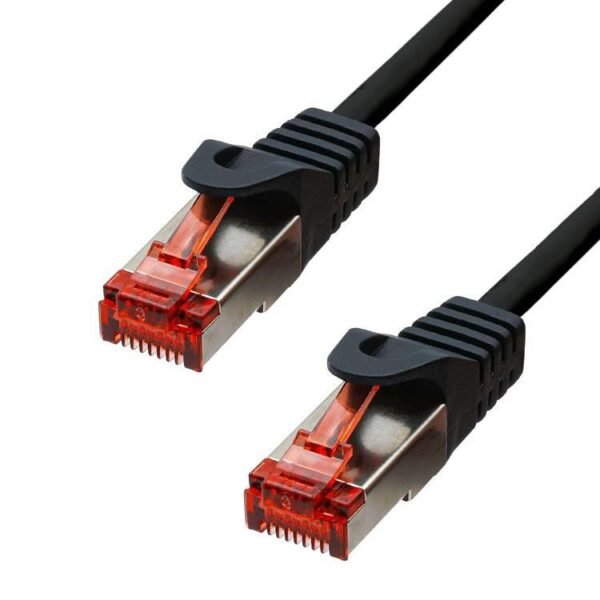 CAT6 F/UTP CU LSZH Ethernet  Cable Black 7m