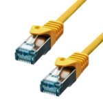 CAT6A S/FTP CU LSZH Ethernet  Cable Yellow 1.5m