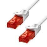 CAT6 U/UTP CU LSZH Ethernet  Cable White 15m