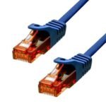 CAT6 U/UTP CU LSZH Ethernet  Cable Blue 15m