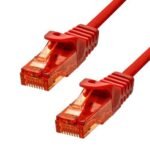CAT6 U/UTP CU LSZH Ethernet  Cable Red 50cm