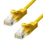 CAT5e U/UTP CU PVC Ethernet  Cable Yellow 7m