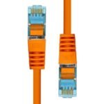 CAT6A S/FTP CU LSZH Ethernet  Cable Orange 2m - Image 2