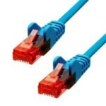 CAT6 U/UTP CCA PVC Ethernet  Cable Blue 7m
