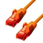 CAT6 U/UTP CCA PVC Ethernet  Cable Orange 5m