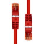 CAT6 F/UTP CCA PVC Ethernet  Cable Red 30cm - Image 2