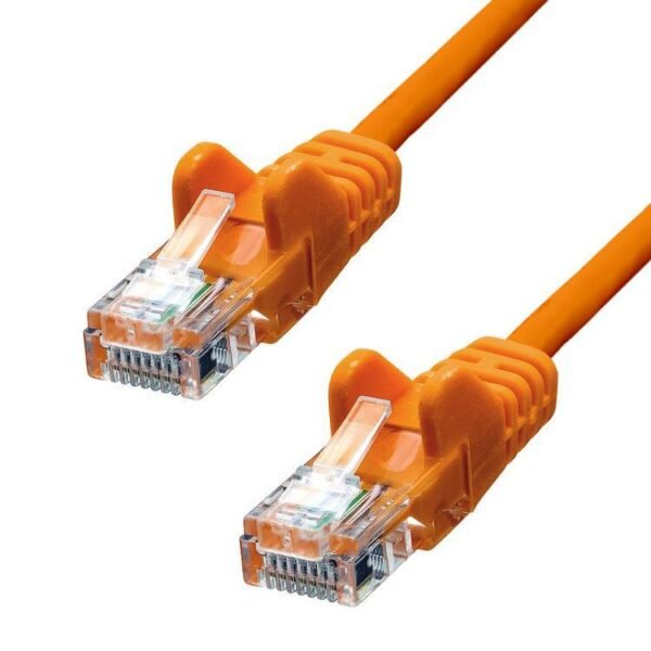 CAT5e U/UTP CCA PVC Ethernet  Cable Orange 3m