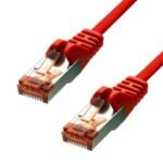 CAT6 F/UTP CCA PVC Ethernet  Cable Red 7m