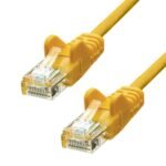 CAT5e U/UTP CCA PVC Ethernet  Cable Yellow 5m