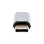 USB-C to USB 2.0 Micro B  adapter silver