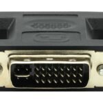 DVI-I 24+5 (M) to VGA (F)  Adapter, Black