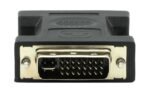 DVI-I 24+5 (M) to VGA (F)  Adapter, Black