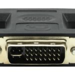 DVI-I 24+5 (M) to VGA (F)  Adapter, Black