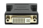 DVI-I 24+5 (F) to VGA (M)  Adapter, Black