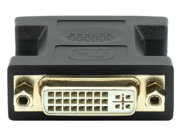 DVI-I 24+5 (F) to VGA (M)  Adapter, Black