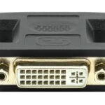 DVI-I 24+5 (F) to VGA (M)  Adapter, Black
