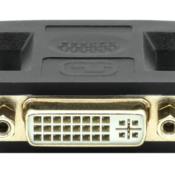 DVI-I 24+5 (F) to VGA (M)  Adapter, Black