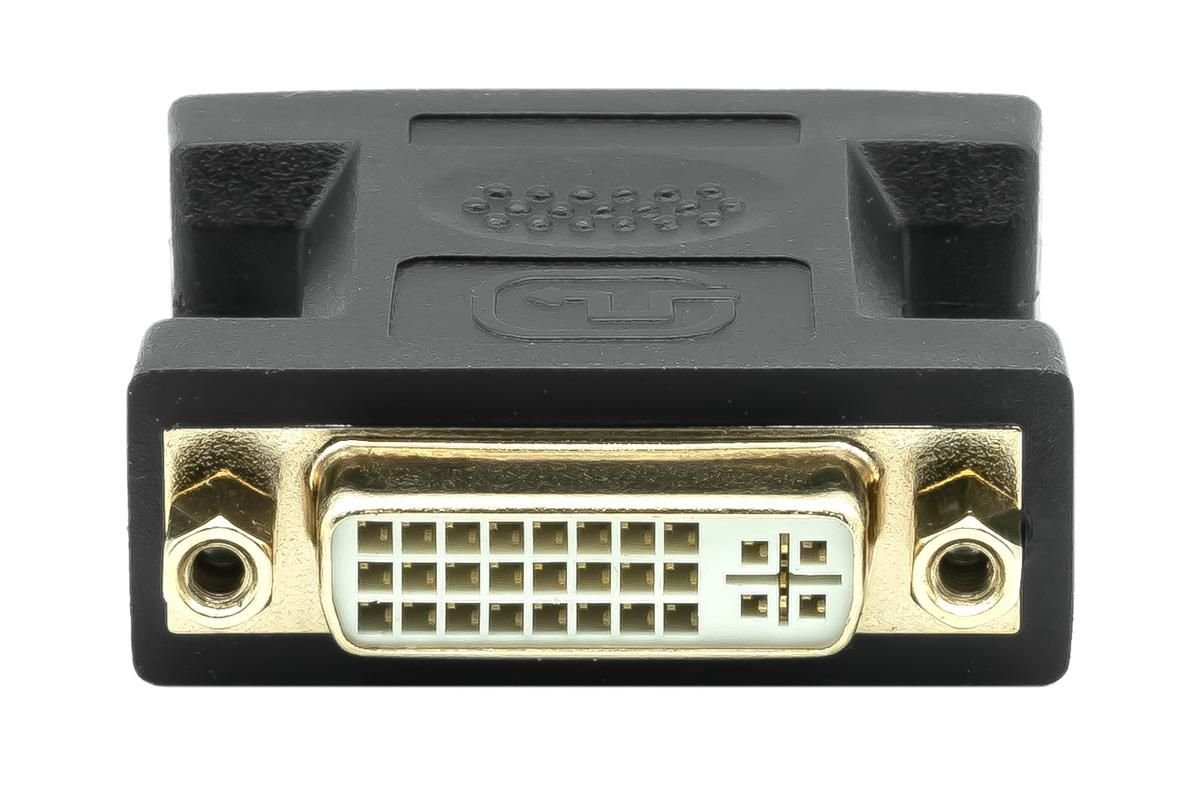 Img_31731771.jpg DVI-I 24+5 (F) to VGA (M) Adapter, Black - Image 1