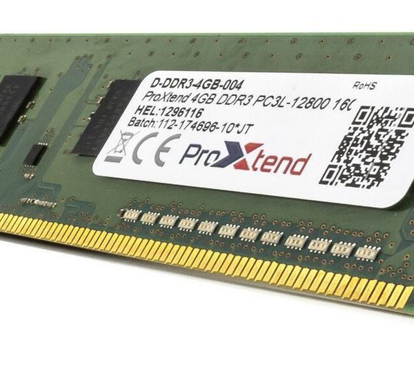 4GB DDR3 PC3L-12800 1600MHz