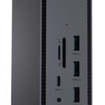 USB4 Dual 8K Docking Station,  Dark Silver