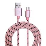 Grab&Go 1m Braided Micro-USB  Cable Pink
