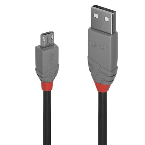 2M Usb 2.0 Type A To Micro-B  Cable, Anthra Line