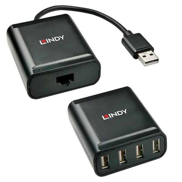 Usb 2.0 Cat.5 Extender 60M, 4  Ports