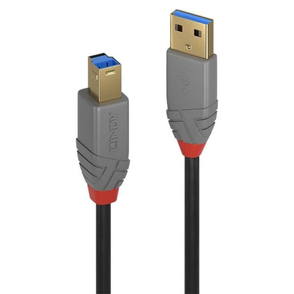 5M Usb 3.2 Type A To B Cable,  Anthra Line