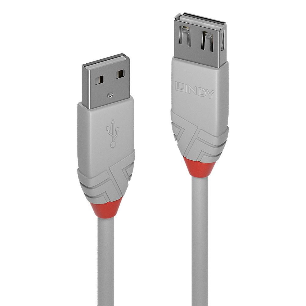 Img_31755008.jpg 3M Usb 2.0 Type A Extension Cable, Anthra Line - Image 1