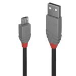 1M Usb 2.0 Type A To Micro-B  Cable, Anthra Line