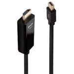 Kabel Mini Displayport/Hdmi  4K30 (Dp: Passiv) 1M