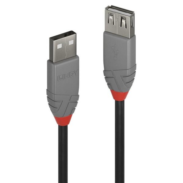 2M Usb 2.0 Type A Extension  Cable, Anthra Line