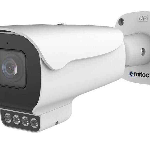 Deimos Pro 8MP Bullet Camera  with 2.7-13.5mm Motorized  Lens & IR 40m, Sound and light alarm, PoE, IP66 - NDAA