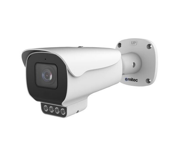 Deimos Pro 5MP Bullet Camera  with 2.7-13.5mm Motorized  Lens & IR 40m, Active Deterrence, PoE, IP66 - NDAA