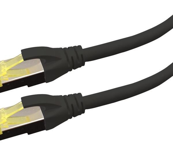 PATCH CABLE CAT6A S/FTP  PREMIUM LSOH - 1.5M BLACK