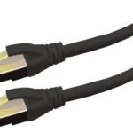 PATCH CABLE CAT6A S/FTP  PREMIUM LSOH - 1.5M BLACK