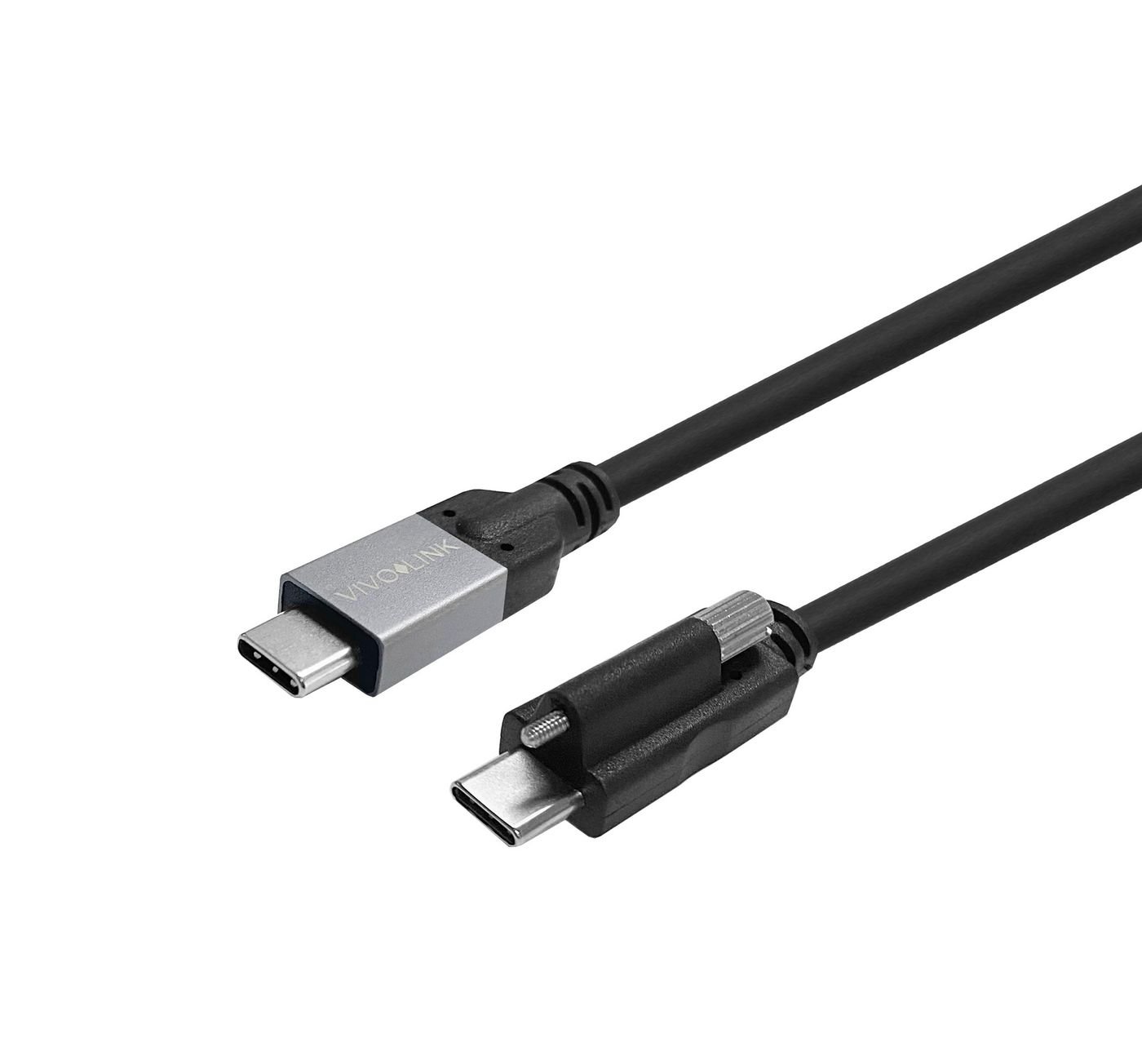 Img_31901497.jpg USB-C Screw to USB-C Cable 1,5m Supports Enterprise-tested - Image 1