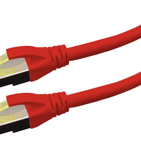 PATCH CABLE CAT6A S/FTP  PREMIUM LSOH - 5M RED