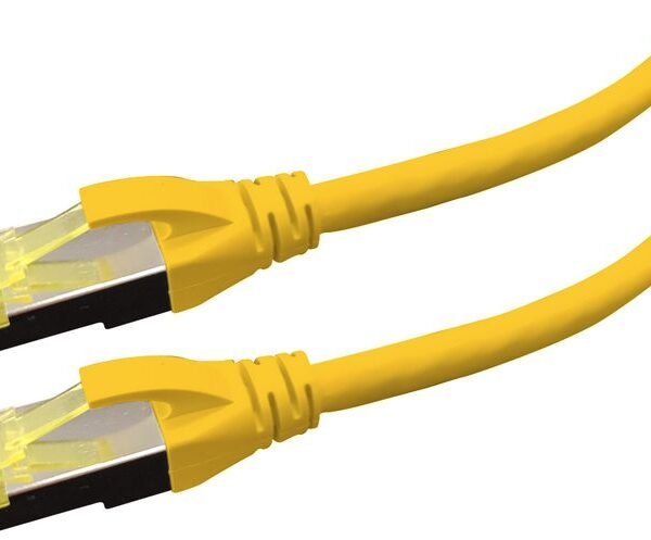 PATCH CABLE CAT6A S/FTP  PREMIUM LSOH - 3M YELLOW