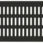 3U 19" SCREW TYPE, VENTED  BLANK PANEL BLACK