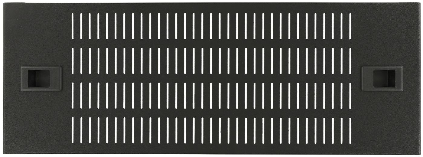 Img_31936523.jpg 4U 19" SNAP LOCKING, VENTED BLANK PANEL BLACK - Image 1