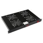 4 FANS, DIGITAL THERMOSTAT  RACK MOUNT FAN MODULE 1U