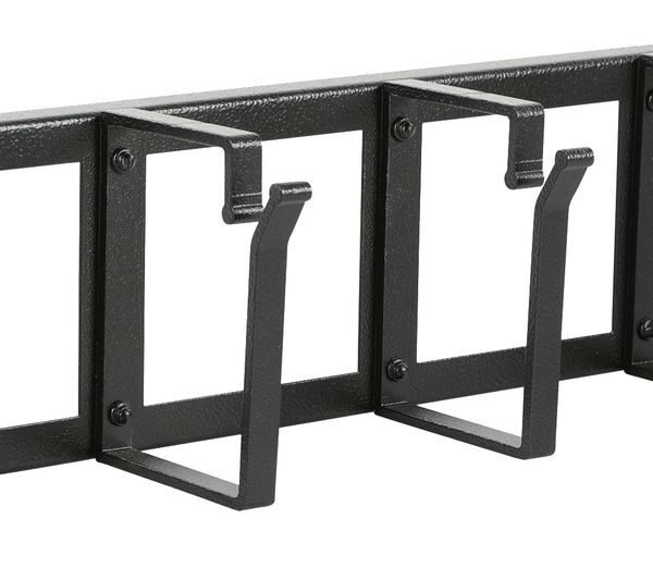 2U 19" CABLE ORGANIZER PANEL  WITH CABLE ENTRY HOLE
