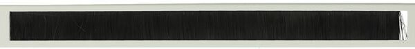 1U 19" SIMPLE TYPE, BRUSHED  CABLE ORGANIZER PANEL
