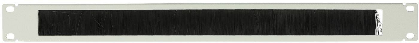 Img_31937421.jpg 1U 19" SIMPLE TYPE, BRUSHED CABLE ORGANIZER PANEL - Image 1