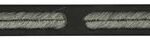 1/2U 19" SIMPLE TYPE, BRUSHED  CABLE ORGANIZER PANEL