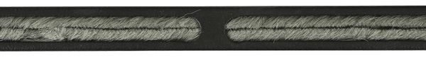 1/2U 19" SIMPLE TYPE, BRUSHED  CABLE ORGANIZER PANEL