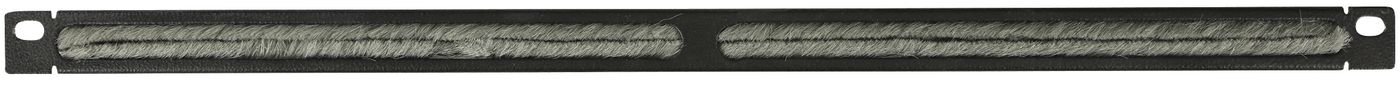 Img_31937468.jpg 1/2U 19" SIMPLE TYPE, BRUSHED CABLE ORGANIZER PANEL - Image 1