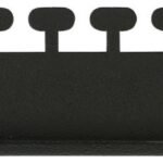 D=600 CABLE TIRE-UP PANEL  BLACK